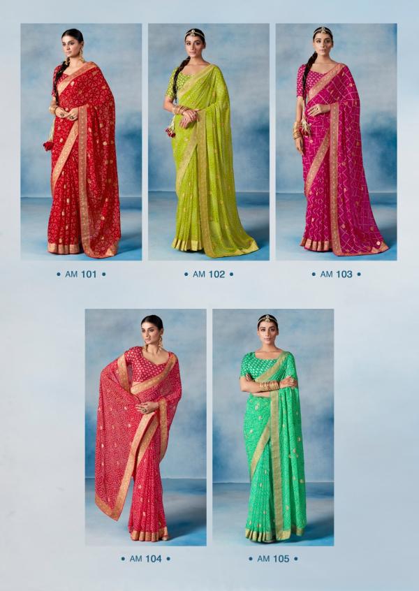 Stavan Amaya Fancy Designer Georgette Saree Collection